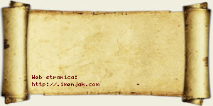 Una Šakić vizit kartica